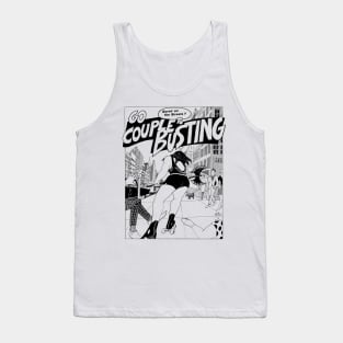 Couple Busting Retro Vintage Lesbian Gay LGBT Tank Top